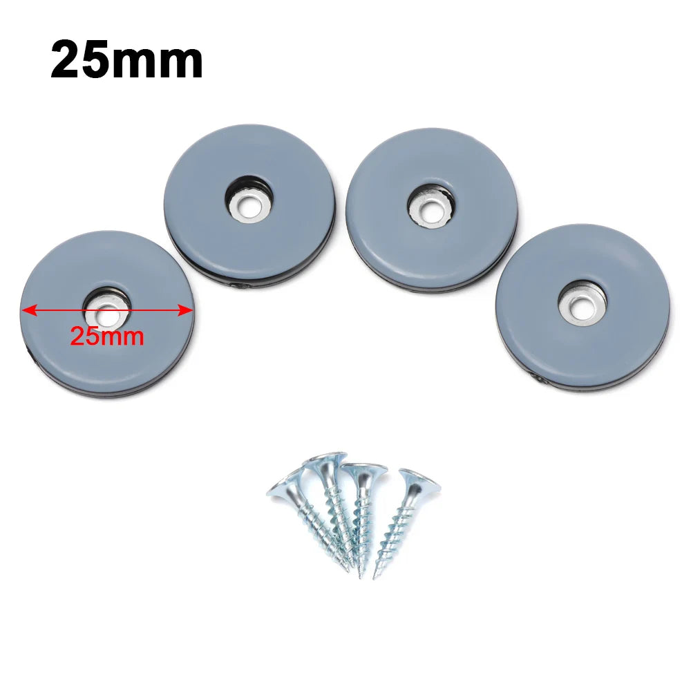 Deslizadores de patas de muebles de 4/8 piezas, almohadillas para mover muebles pesados fácilmente, protectores de bases de mesas, patas antidesgaste, alfombrilla con tornillos