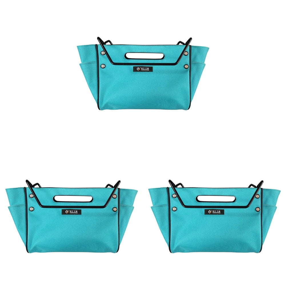 Bolsa de herramientas para escalera telescópica, bolsa portátil para herramientas multiusos, bolsa de almacenamiento de herramientas para escalera de tijera, organizador de herramientas Oxford impermeable