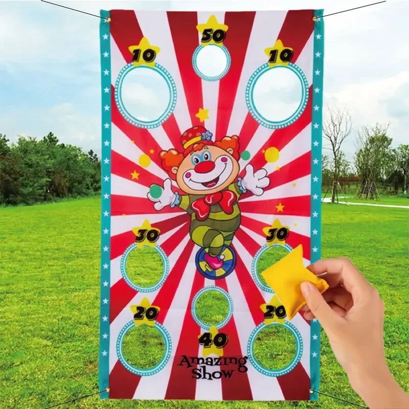 Divertido Juego de Bolsas de Frijoles Juguete Bolsas de Frijoles Seguras para Lanzar para Adultos Niños al Aire Libre Fiestas de Navidad Juegos de Carnaval Juguetes