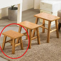 Taburete Nanzhu Mazar engrosado Banco de madera Taburete pequeño Taburete bajo para baño portátil y simple