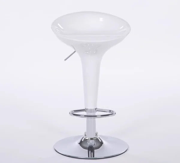 Taburete de Bar Giratorio de Altura Ajustable Silla de Mostrador de Cuero PU Respaldo Reposapiés Taburete Alto de Cocina Moderno Minimalista