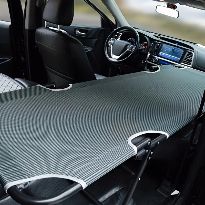 Cama de viaje conveniente para coche, colchoneta de camping para coche, asiento trasero de coche, cama de viaje plegable para coche, artefacto para dormir para el copiloto