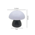 Lámpara de Mesa LED con forma de Seta, Recargable, Táctil, para Escritorio, Cafetería, Bar, Decoración de Dormitorio de Hotel, Ambiente Nórdico Creativo, Pequeña Luz Nocturna