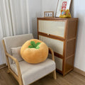 Cojín Engrosado con Almohada en Forma de Tomate Vegetal Champiñón Caqui Cojín Redondo para Ventana Almohadas para Dormitorio