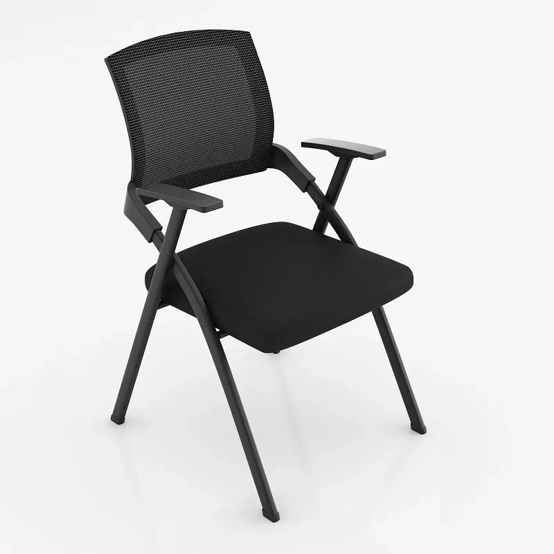 Silla de capacitación plegable con tablero de escritorio, tablero de escritura plegable, sala de reuniones de oficina, mesa y sillas integradas, conferencia