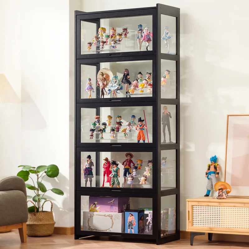 Vitrina de exhibición grande de Lego, figura de acrílico, juguete, adorno, artefacto, vitrina transparente a prueba de polvo, estante de almacenamiento para cajas ciegas