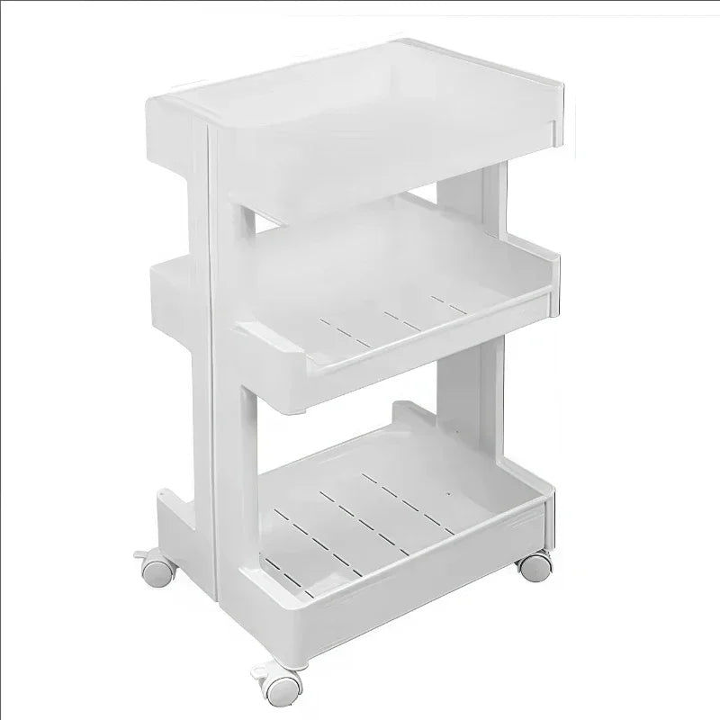 Almacenamiento de Peluquería Carrito Estético Profesional con Ruedas Bandeja de Salón de Belleza Equipo de Salón Mobiliario Comercial