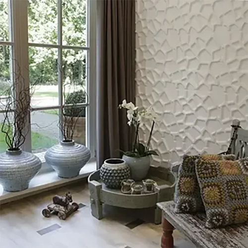 5-20pcs 35*35cm Ceiling 3d Home Bedroom Decor Background Wallpaper Peel Stick Waterproof Decoration Wall Stickers Anti-collision