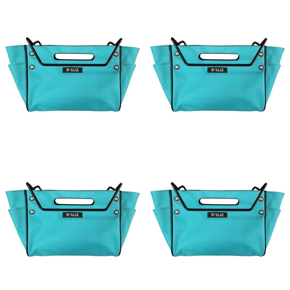 Bolsa de herramientas para escalera telescópica, bolsa portátil para herramientas multiusos, bolsa de almacenamiento de herramientas para escalera de tijera, organizador de herramientas Oxford impermeable