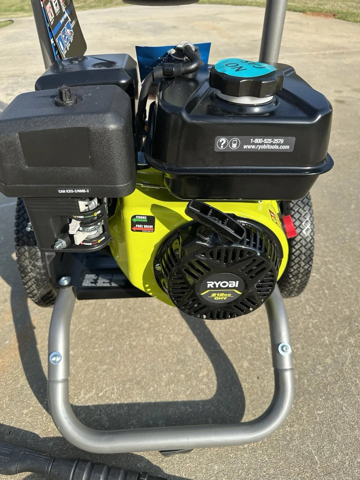 Hidrolavadora de gasolina RYOBI de 2900 psi - RY802925VNM