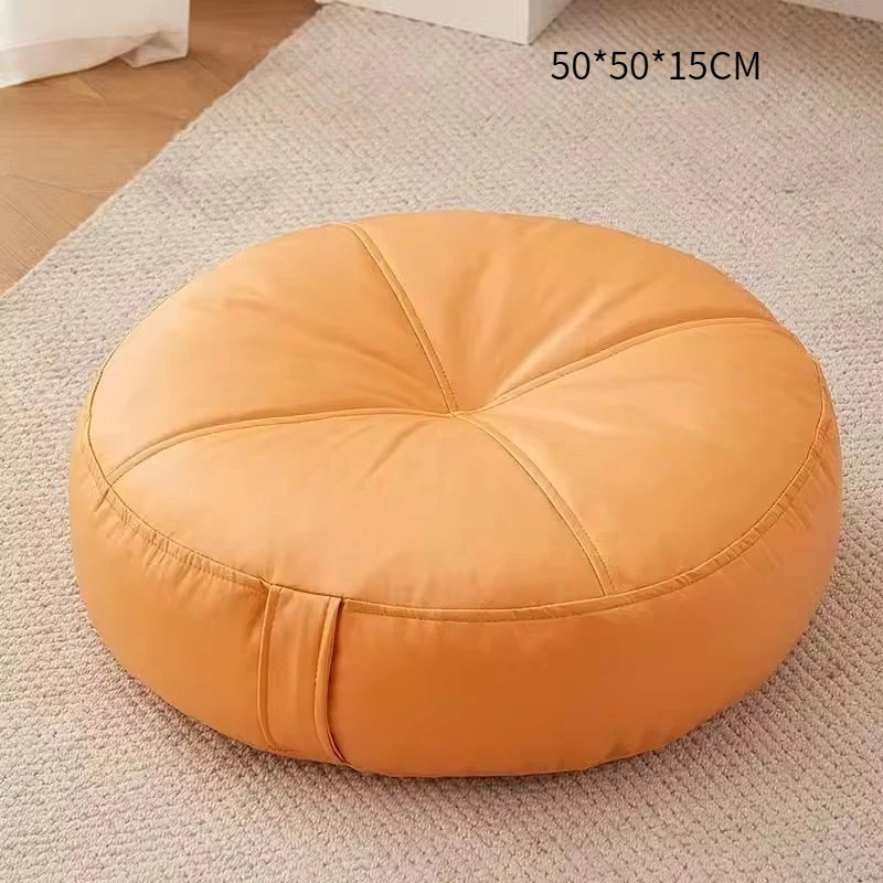 Cojín de futón, tatami, puf, cojín para mirador, cojín acolchado, almohada de cojín, banqueta pequeña, taburete bajo cuadrado redondo