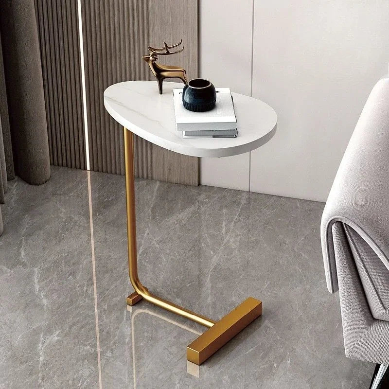 Mesa de centro elevable de lujo moderno, mesa auxiliar, mesita de noche, mesa rodante portátil, esquinera de sofá para apartamento pequeño, sala de estar minimalista