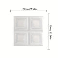 70cm*70cm Decoración de Habitaciones 3D Decoración Cálida Pegatinas de Pared Autoadhesivas Papel Tapiz de Espuma Impermeable Anticolisión Fondo de Techo