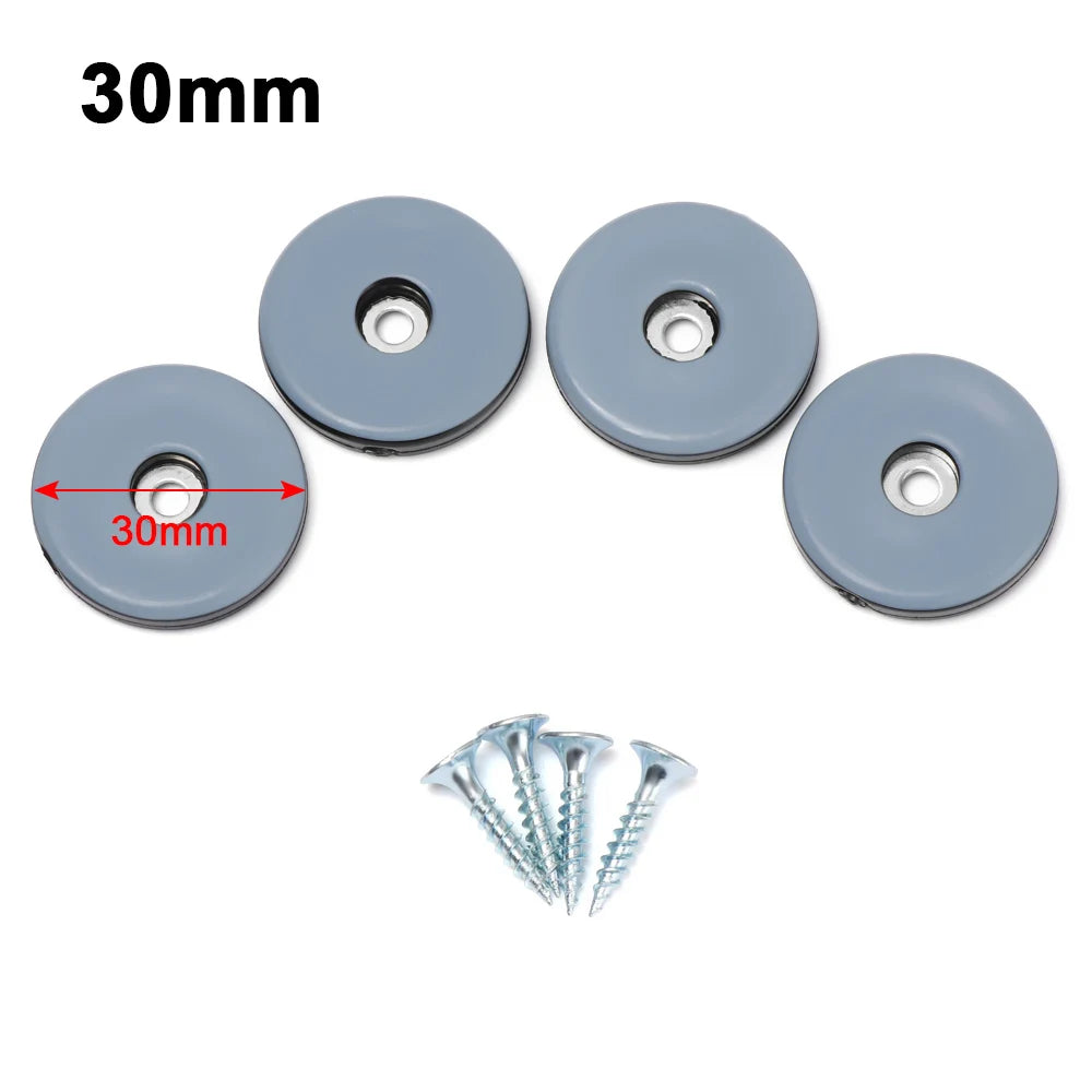 Deslizadores de patas de muebles de 4/8 piezas, almohadillas para mover muebles pesados fácilmente, protectores de bases de mesas, patas antidesgaste, alfombrilla con tornillos