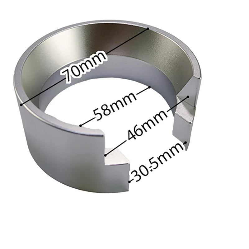 Para amoladora Eureka Mignon MMG, anillo dosificador de café de 58 mm, anillo antipolvo volador, se adapta al mango de la máquina de café, anillo de polvo de café