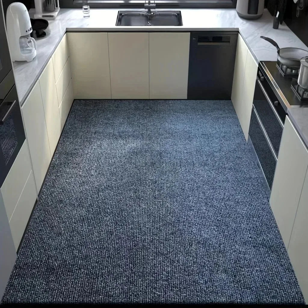 Alfombrilla antideslizante autoadhesiva prémium de 40 cm x 3 m, impermeable, a prueba de aceite, para cocina, baño, exterior, alfombra antideslizante, decoración del hogar