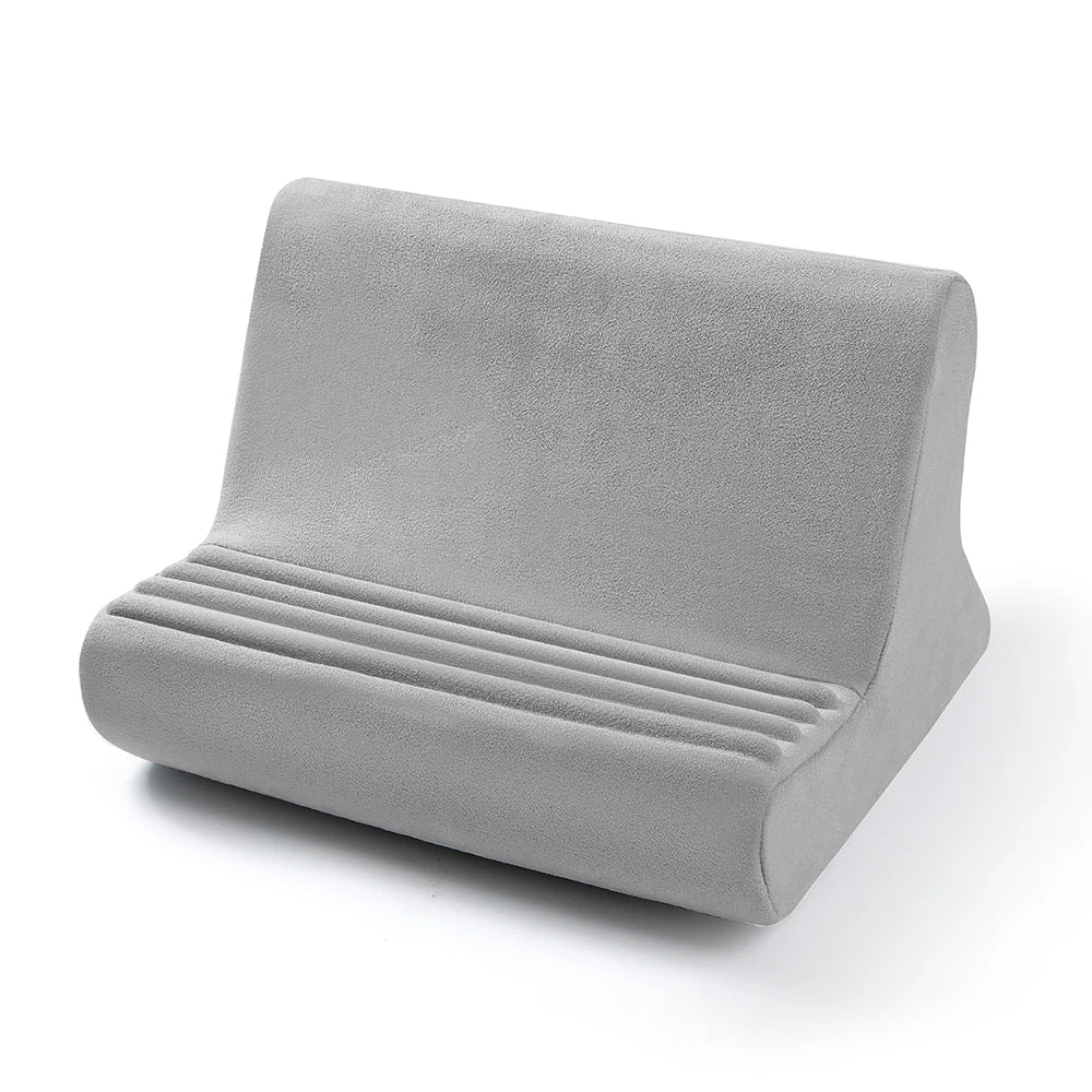 Soporte de almohada para tablet, soporte multifuncional para phablets, soporte portátil y multiángulo ajustable para lectura de libros electrónicos