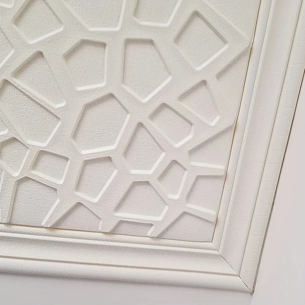 5-20 unidades 35*35cm Techo 3D Decoración Hogar Dormitorio Fondo Papel Tapiz Adhesivo Impermeable Pegatinas de Pared Anticolisión