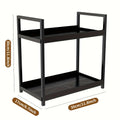 Bathroom Rack,Integrated Dressing Table,Double-layer Skin Care Stand,Cosmetics Organization Rack, Office and HomeCountertop