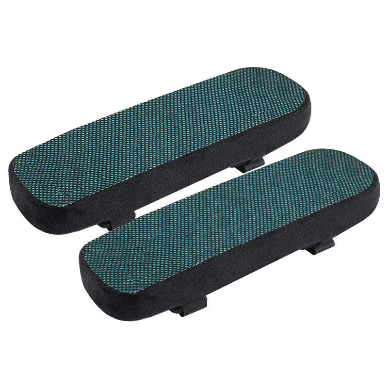 Almohadillas ergonómicas para reposabrazos - Funda de cojín para reposabrazos de silla de oficina - Cojín de apoyo para el codo para sillas de ordenador, gaming y escritorio (juego de
