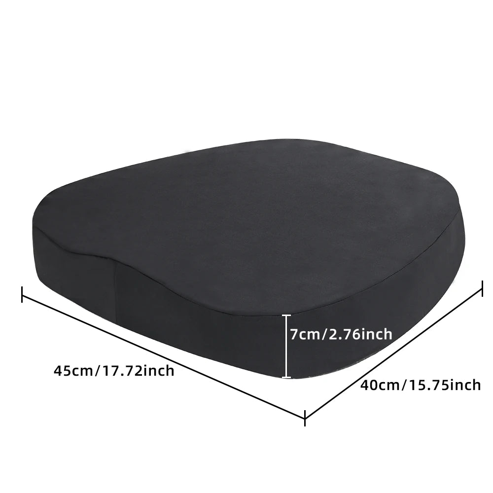 Cojín de asiento fresco de verano, transpirable, de tela refrescante, almohadilla para glúteos, asiento de coche suave, almohadilla refrescante para glúteos para oficina en casa