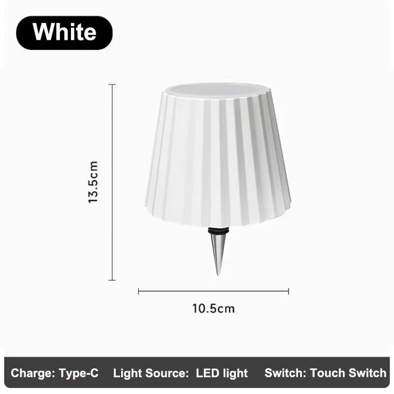 Lámpara de mesa inalámbrica para botellas de vino, luz LED para botellas para uso en exteriores, control táctil, ideal para restaurantes, bares, fiestas y festivales