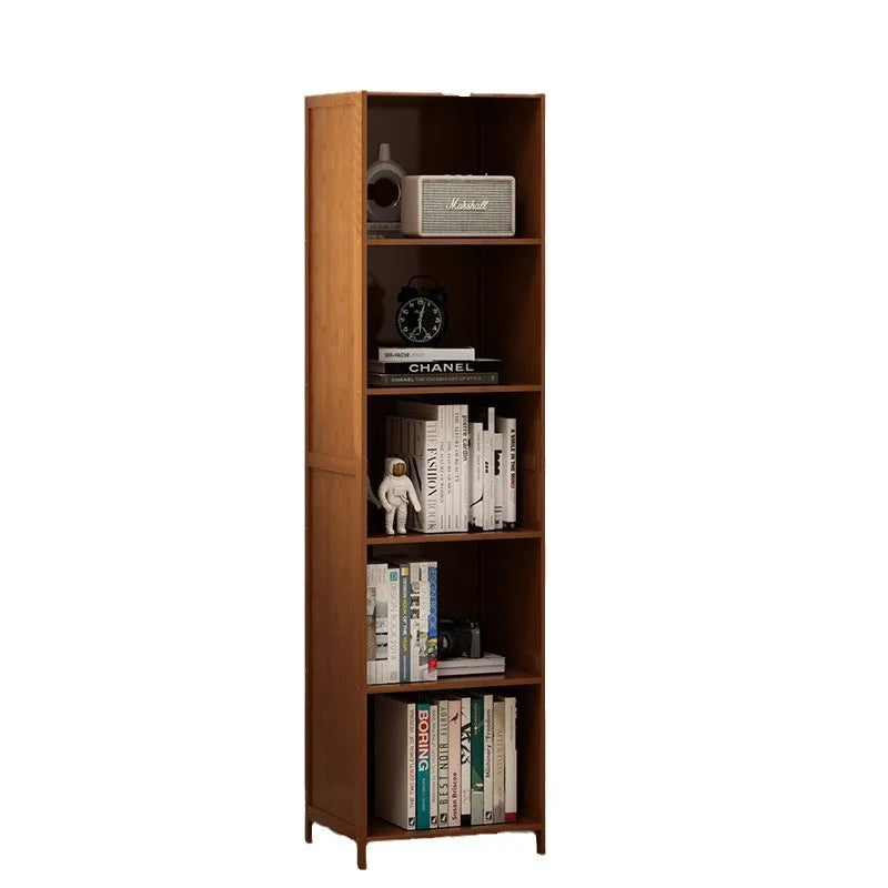 Librería con puerta, estante de almacenamiento de múltiples capas, armario de almacenamiento de costura, vitrina de sala de estar, estantería