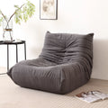 Corduroy Lazy Sofa - All Sponge Filled Floor Sofa, No-Legs Design for Living Room Bedroom