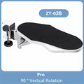 Extensor de reposabrazos para ordenador, soporte de almohadilla ajustable para escritorio, reposabrazos ergonómico para codo, soporte plegable giratorio para escritorio
