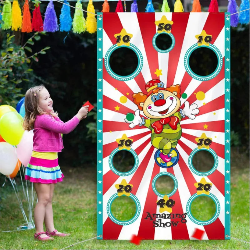 Divertido Juego de Bolsas de Frijoles Juguete Bolsas de Frijoles Seguras para Lanzar para Adultos Niños al Aire Libre Fiestas de Navidad Juegos de Carnaval Juguetes