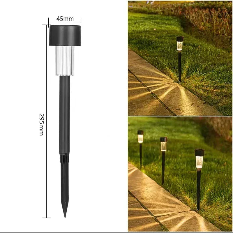 Luces solares para exteriores Luces de jardín Lámpara solar Linterna Impermeable Iluminación paisajística Sendero Patio Césped Decoración de jardín