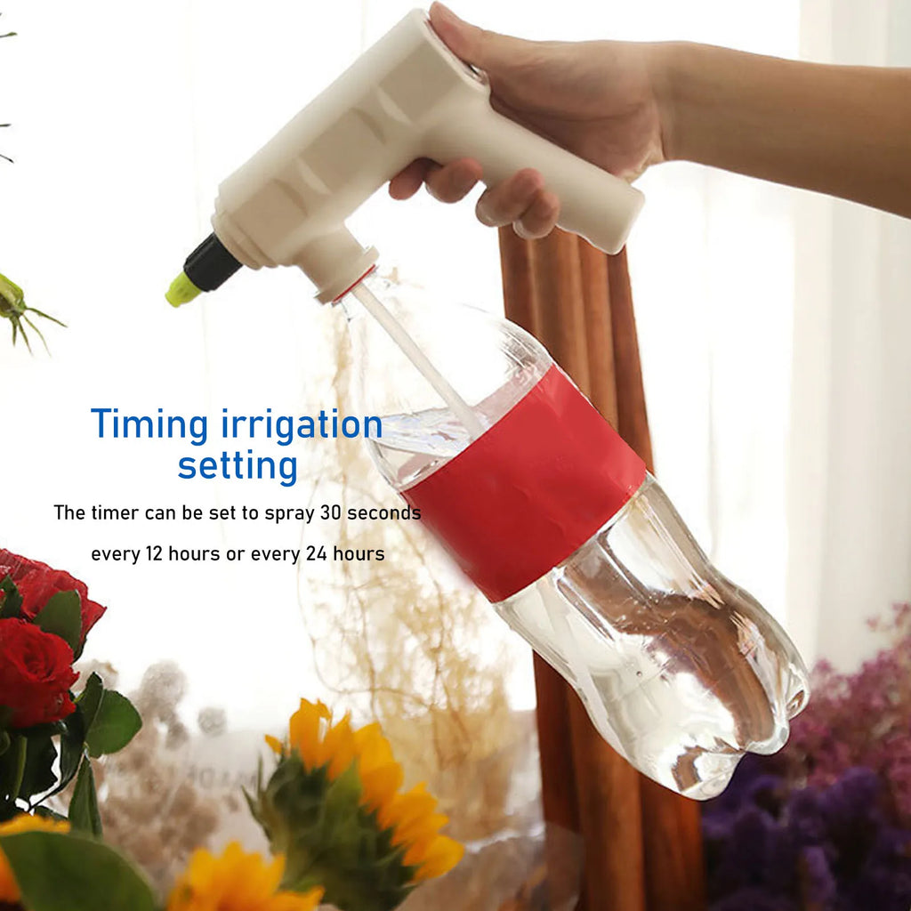Cabezal Pulverizador a Batería Amplia Compatibilidad Boquilla Pulverizadora Eléctrica para Plantas Automática USB Recargable de Plástico para el Hogar