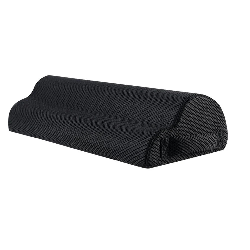 Taburete de oficina de espuma viscoelástica y reposapiés bajo el escritorio, almohada elevadora de piernas para juegos y oficina en casa
