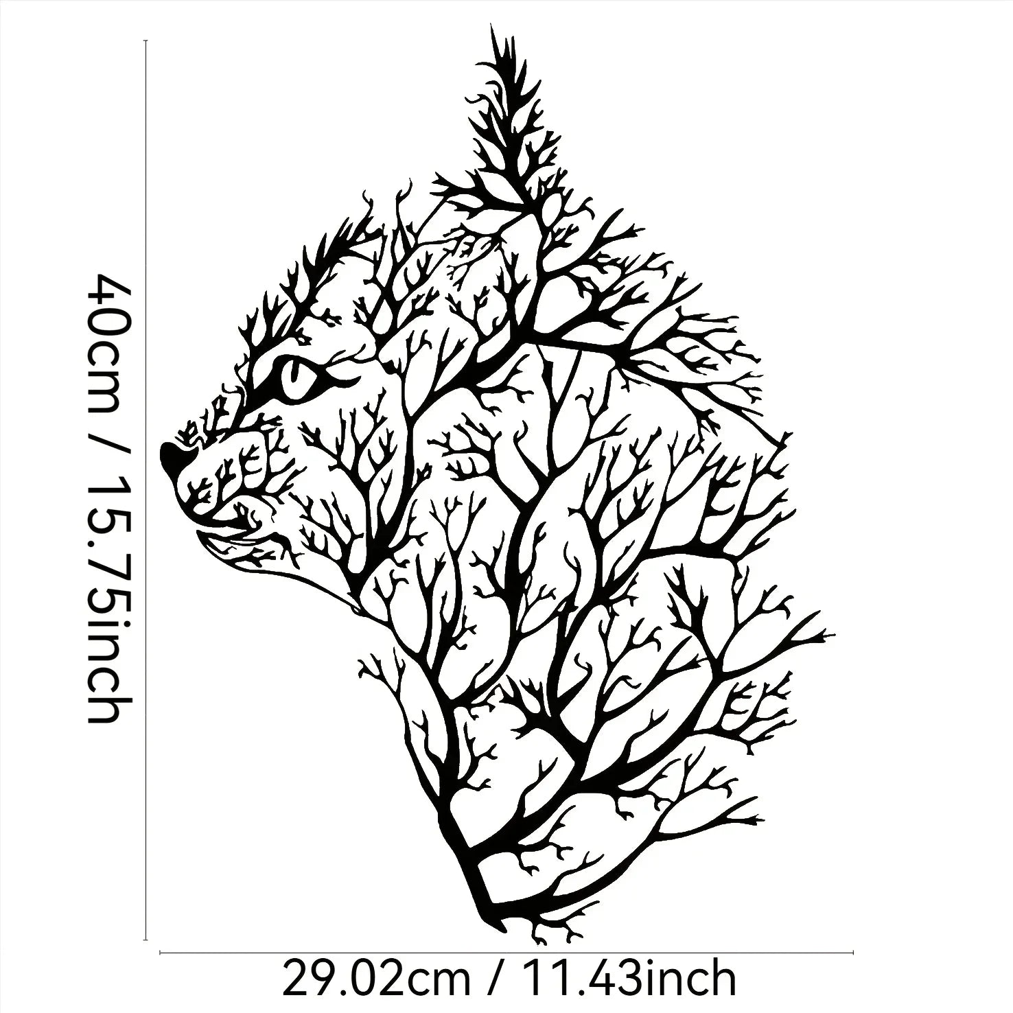 Encantador Adorno Metálico de Gato y Árbol para Pared - Decoración Minimalista para Dormitorio, Sala de Estar, Oficina - Regalo Perfecto de Estreno de Casa