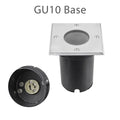 Foco LED empotrable para suelo 12V 85-265V Luces enterradas GU10 MR16 Foco empotrable exterior impermeable Lámparas de suelo subterráneas