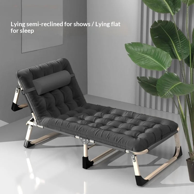 Ropa de cama plegable sencilla para siesta al aire libre, equipo de viaje para acampar, silla de descanso para siesta de oficina para adultos, cama pequeña portátil para exteriores, muebles Canion.