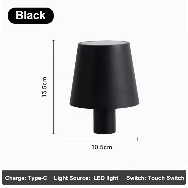 Lámpara de mesa inalámbrica para botellas de vino, luz LED para botellas para uso en exteriores, control táctil, ideal para restaurantes, bares, fiestas y festivales