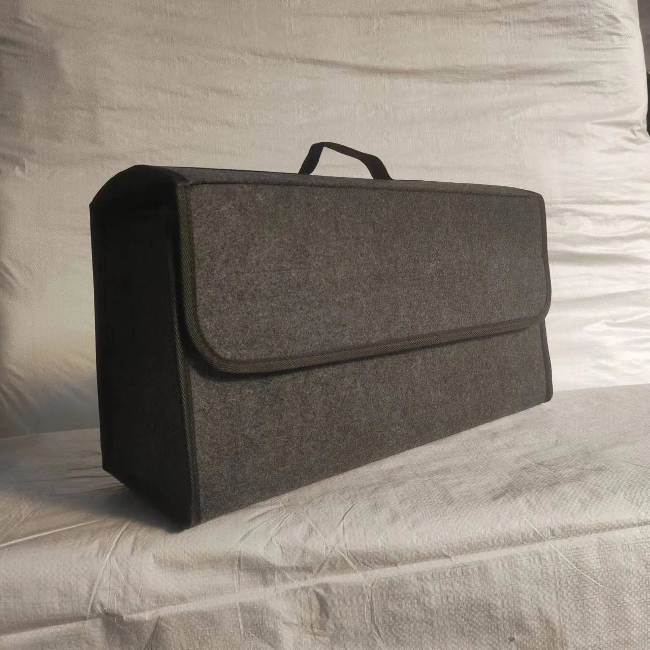 Bolsa de almacenamiento para maletero de coche, bolsa organizadora, organizador de maletero, gadget de coche, caja de almacenamiento plegable grande antideslizante, bolsa de herramientas de mano.