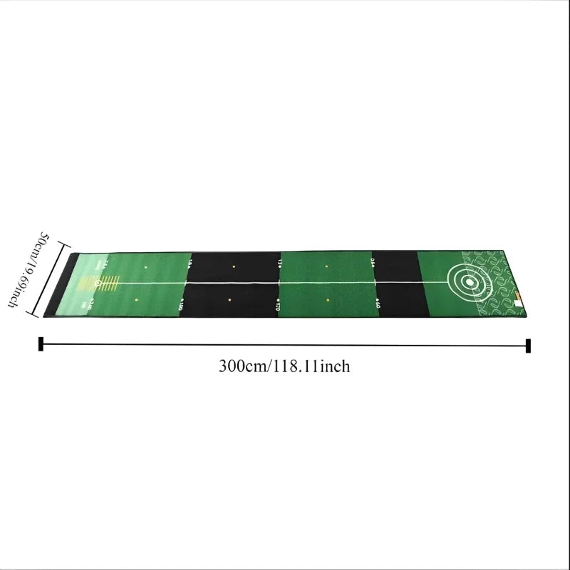 Tapete de golf para practicar putt en interiores y exteriores, alfombra de entrenamiento, almohadilla de calle de golf, lavable, antideslizante, 50x300cm JH1041