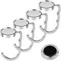 4-60Pcs Tables Handbag Hooks Portable Table Bag Holder Folding Purse Hangers Key Holder Non-Slip Fashion Travel Storage Hanger