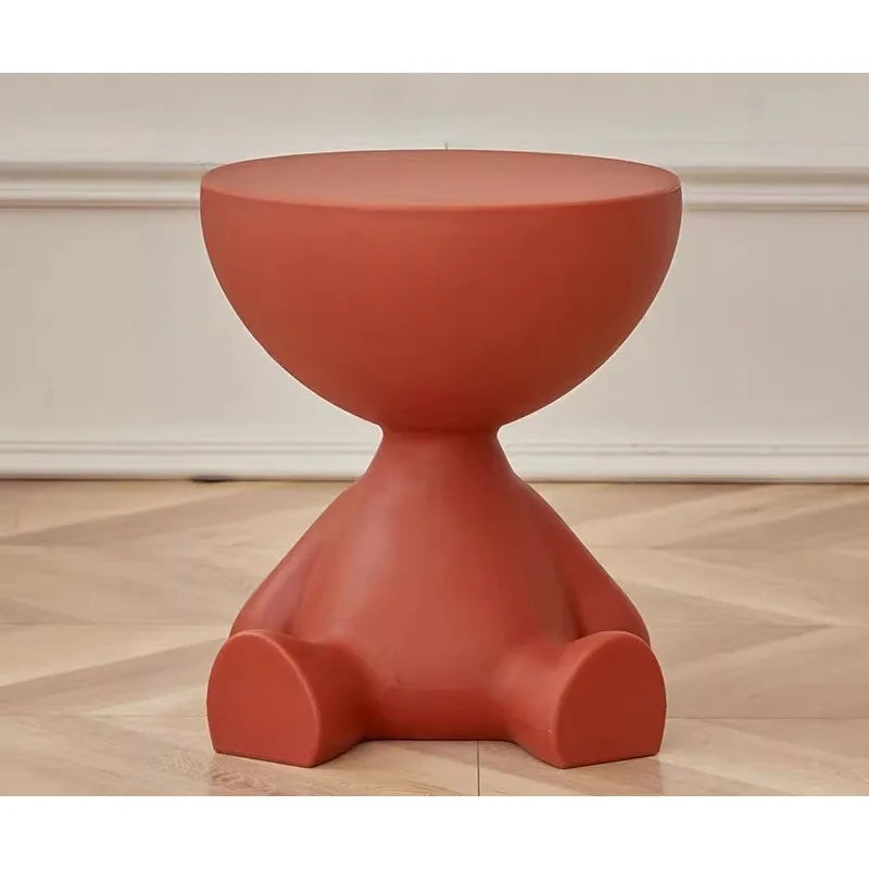 Mesa auxiliar creativa para sofá, mesa de café extraíble, estilo crema, simple, para el hogar, sala de estar, mesa redonda auxiliar, pequeña mesa estante