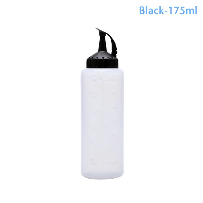175ML/350ML Large Squeeze Condiment Bottles With Nozzles Ketchup BBQ Sauces Olive Oil Bottle Dispenser Squeeze Sauce Bottle
