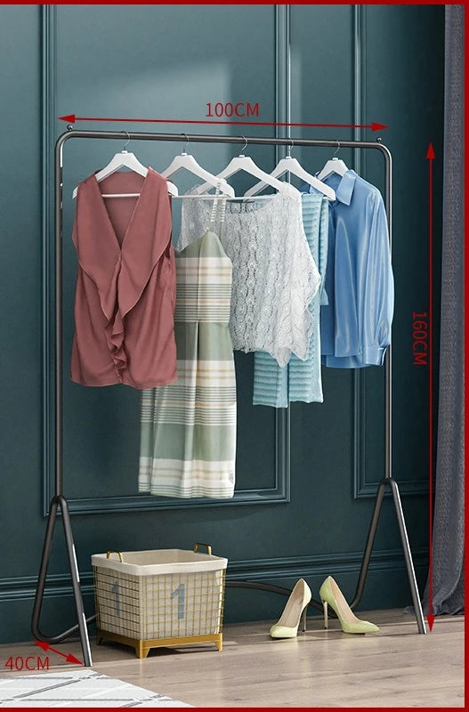 Moderno Perchero Metálico de Pie Perchero Minimalista de Pie Multiusos Perchero de Trajes Funciones Especiales Accesorios de Ropa para Dormitorio
