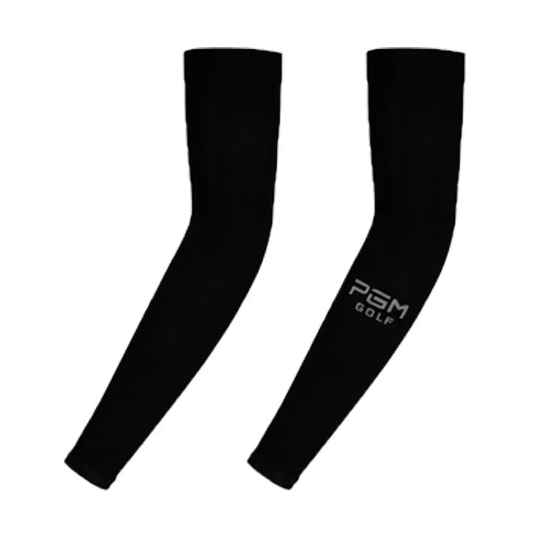 PGM 1 Par de Mangas de Brazo Accesorios de Camiseta de Golf para Hombres y Mujeres, Calentadores de Brazo, Protector Solar, Frío Helado, Transpirable, Ropa Deportiva al Aire Libre para 4 Estaciones XT002