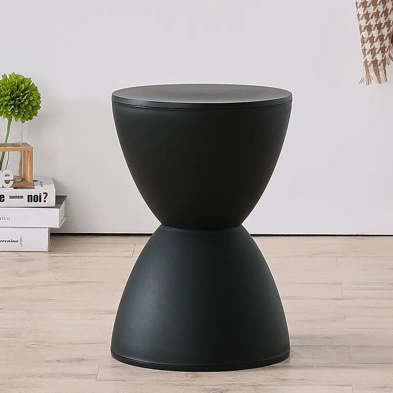 Otomanos de pasillo Muebles de salón Puf de almacenamiento minimalista Taburete reposapiés Puf para cambiar zapatos Taburete de espera de plástico grueso