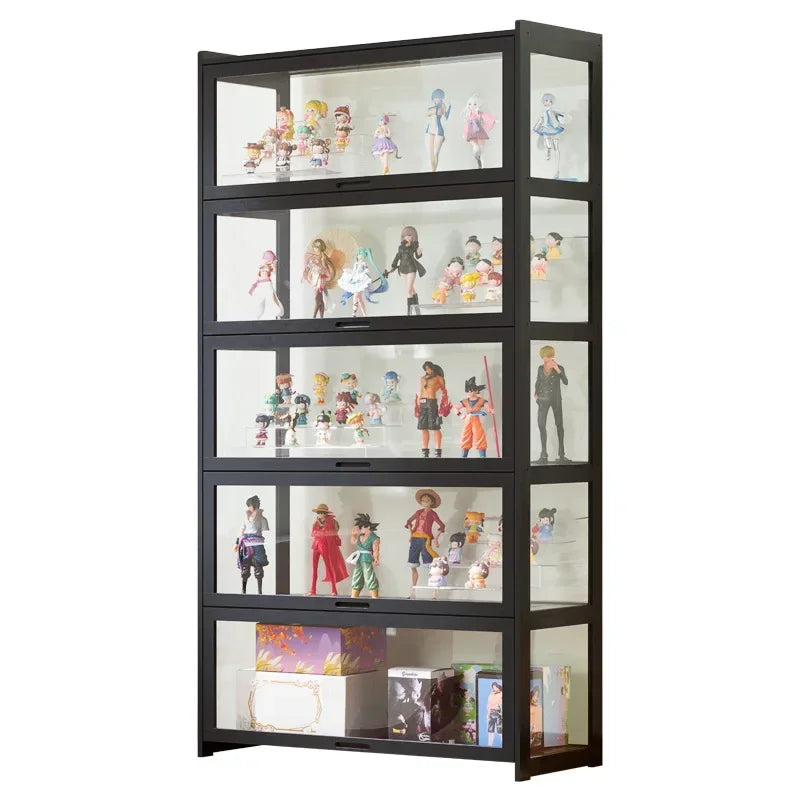 Vitrina de exhibición grande de Lego, figura de acrílico, juguete, adorno, artefacto, vitrina transparente a prueba de polvo, estante de almacenamiento para cajas ciegas