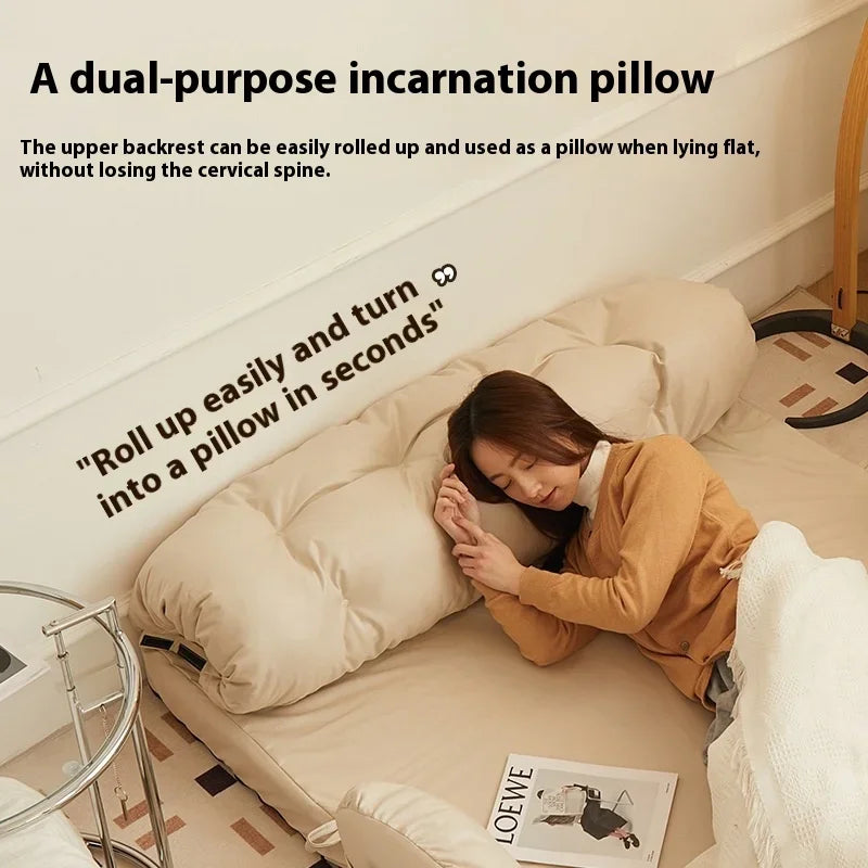 Sofá perezoso plegable, juego de tatami para dormitorio, respaldo de cama, balcón, silla grande, silla plegable, sofá lounge, reclinable individual para sala de estar 2025