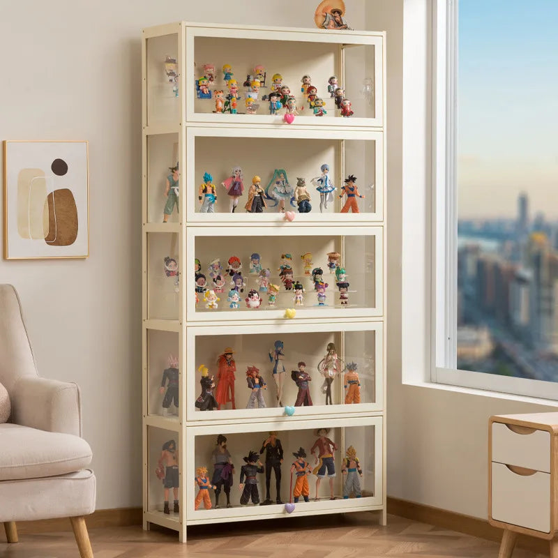 Expositor de Lego, Vitrina, Hogar, Viento Crema, A prueba de Polvo, Acrílico, Transparente, Modelo de Juguete, Vitrina de Caja Ciega