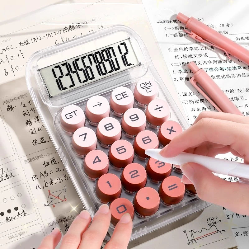 High-value Calculator Mechanical Buttons Student-only Calculators Scientific Beautiful Administrative Financial Equipment Office