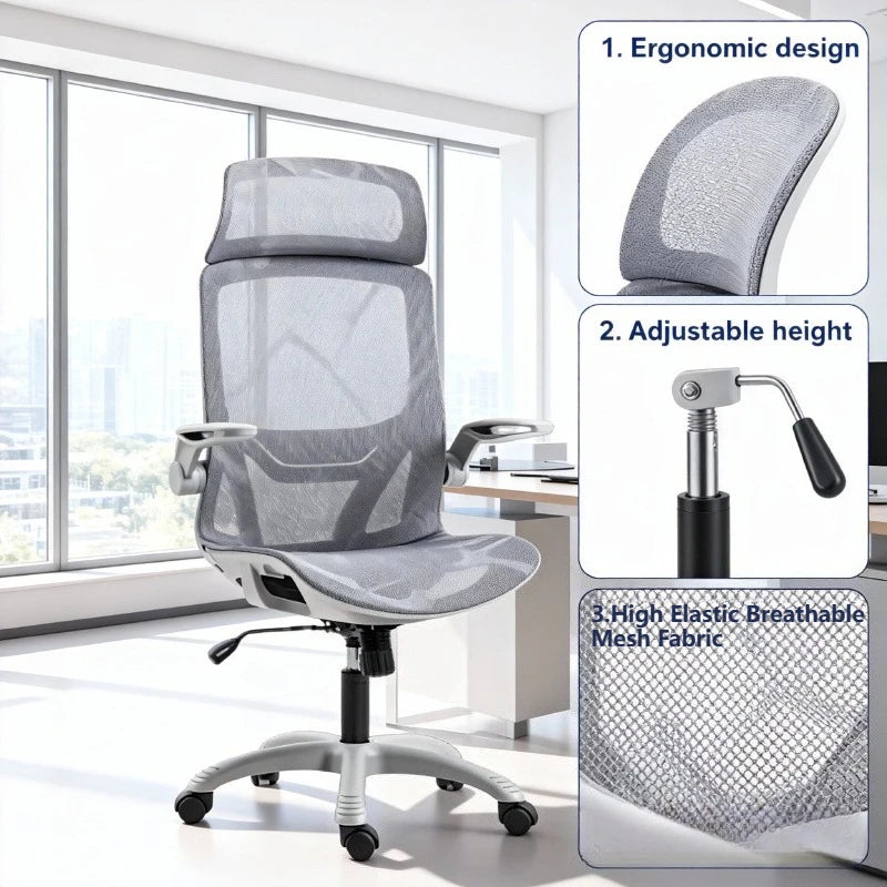 Silla de estudio, silla de oficina ergonómica, reposabrazos ajustable, dormitorio de estudiantes, respaldo para dormitorio, Sedie Da Ufficio, suministros de oficina para el hogar